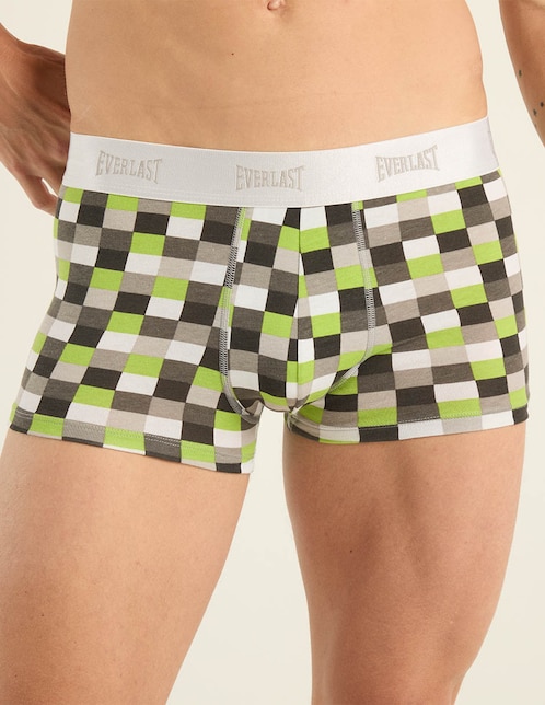 Set bóxer trunk de algodón para hombre 3 piezas 1