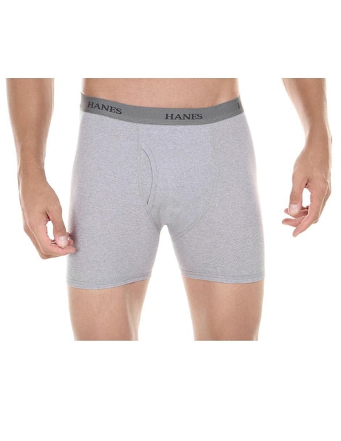 Bóxer Hanes de algodón para hombre 3 piezas