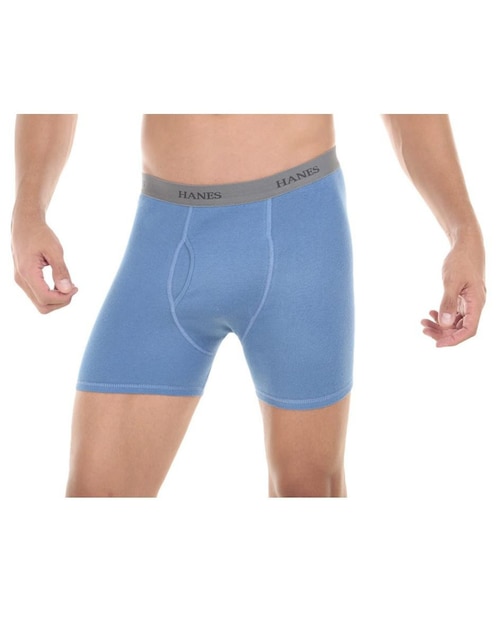 Bóxer Hanes de algodón para hombre 3 piezas