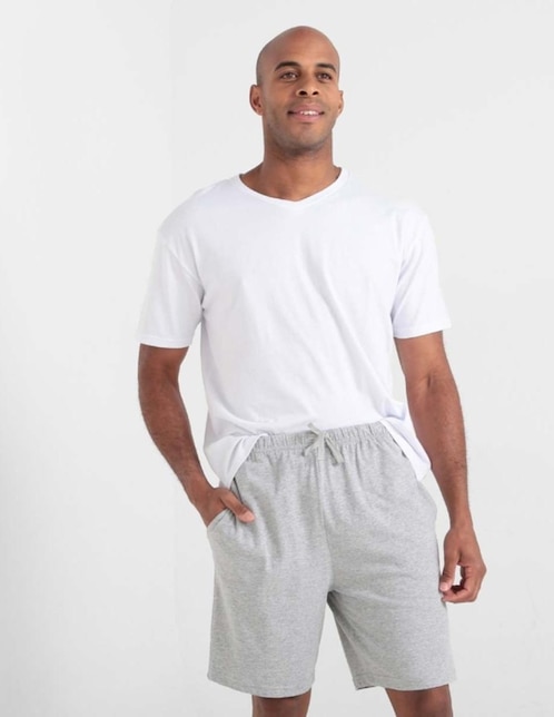 Short pijama de algodón para hombre 1