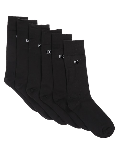 Set de calcetín comfort Kenneth Cole Reaction de algodón para hombre 6 pares