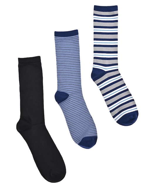 Set de calcetín comfort de algodón para hombre 3 pares 1