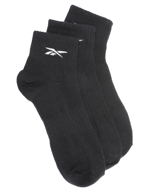 Set de calcetín transpirable Reebok de algodón para hombre 3 pares