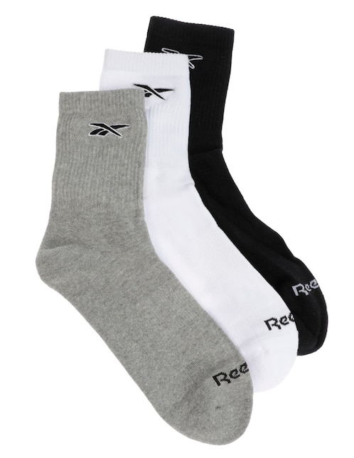 Set de calceta transpirable de algodón para hombre 3 pares 1