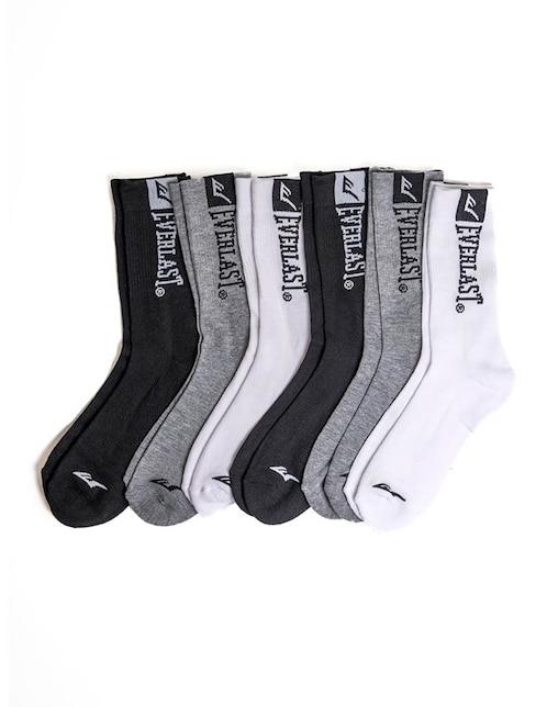 Set de calceta Everlast para hombre 6 pares