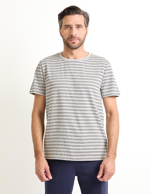 Playera pijama para hombre de algodón 1