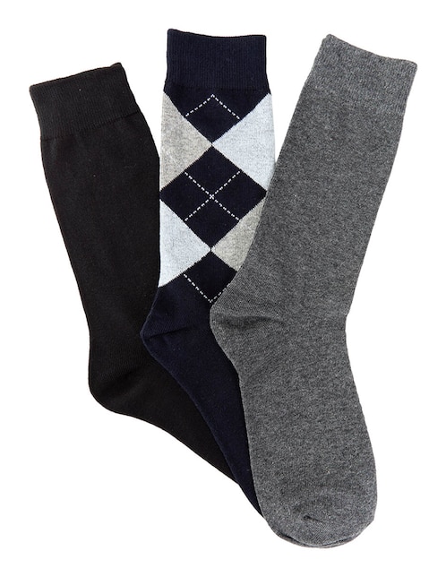 Set de calcetín comfort Contempo para hombre 3 pares