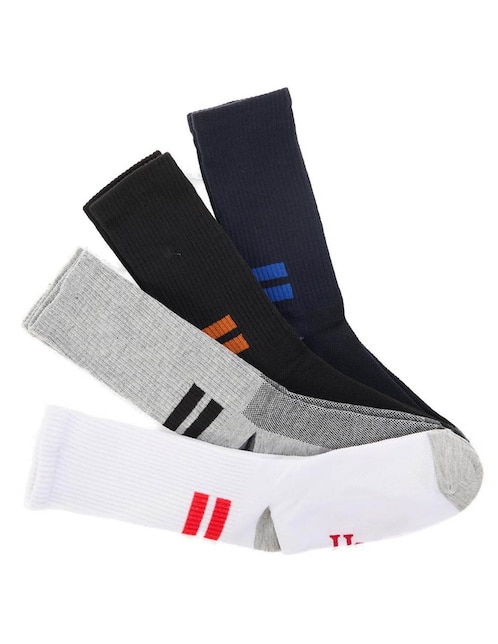 Set de calceta comfort para hombre 4 pares 1