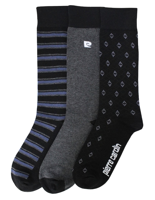 Set de calcetín comfort Pierre Cardin para hombre 3 pares