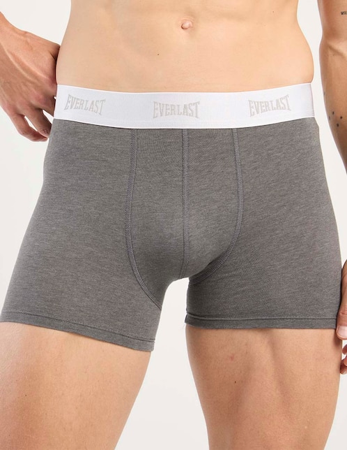 Set bóxer Everlast de algodón para hombre 3 piezas