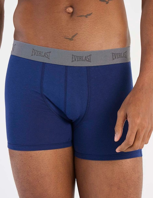 Set bóxer Everlast de algodón para hombre 3 piezas
