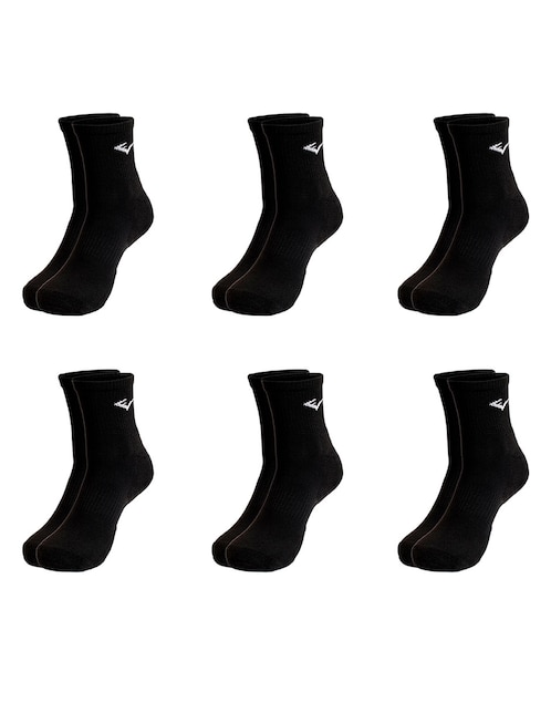 Set de calceta comfort para hombre 6 pares 1