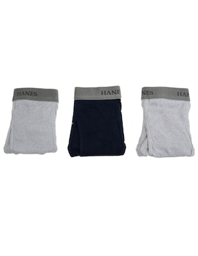 Trusa Hanes de algodón para hombre 3 piezas