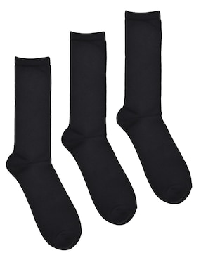 Set de calceta comfort Contempo de algodón para hombre 3 pares