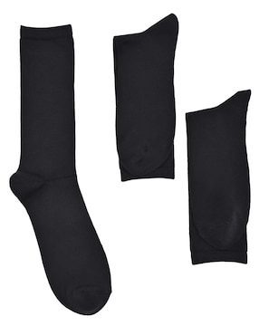 Set de calceta comfort Contempo de algodón para hombre 3 pares