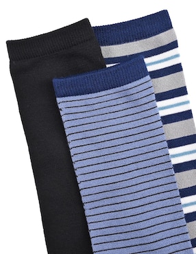 Set de calcetín comfort Contempo de algodón para hombre 3 pares