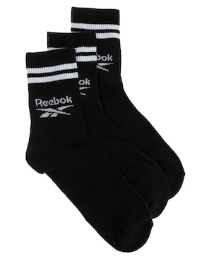 Set Calceta Reebok De Algodón Para Hombre 3 Pares