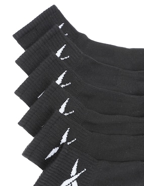 Set de calcetín transpirable Reebok de algodón para hombre 6 pares