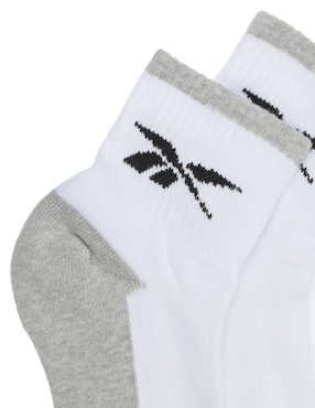 Set de calcetín transpirable Reebok de algodón para hombre 3 pares