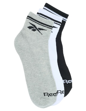Set de calcetín comfort Reebok de algodón para hombre 3 pares