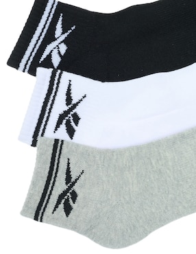 Set de calcetín comfort Reebok de algodón para hombre 3 pares