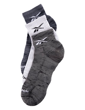 Set de tín comfort Reebok de algodón para hombre 3 pares