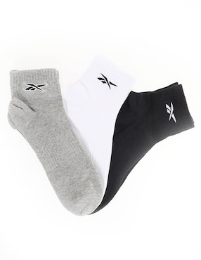 Set de tín comfort Reebok de algodón para hombre 3 pares