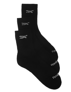Set de calcetín comfort Reebok de algodón para hombre 3 pares