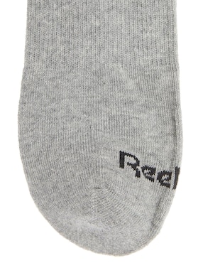 Set de calceta comfort Reebok de algodón para hombre 3 pares