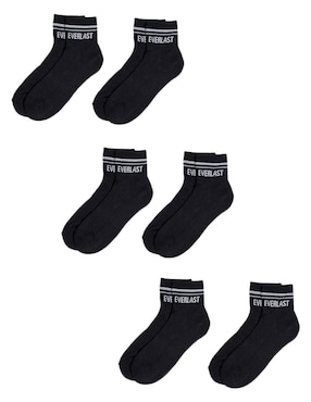 Set de calceta comfort Everlast para hombre 6 pares