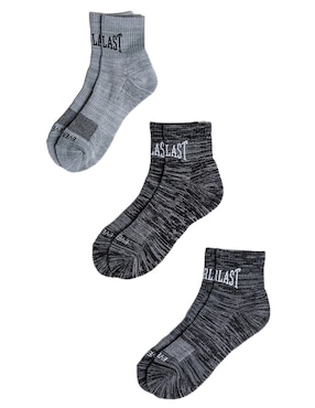 Set de calceta comfort Everlast para hombre 3 pares