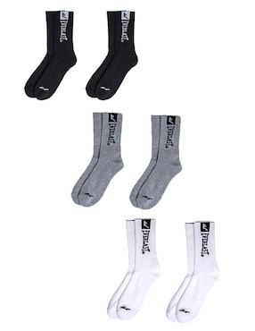 Set de calceta Everlast para hombre 6 pares