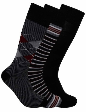 Set de calcetín comfort Perry Ellis para hombre 3 pares