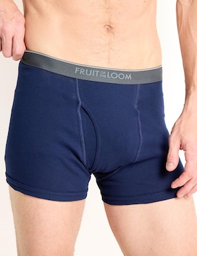 Set bóxer trunk Fruit Of The Loom de algodón para hombre 4 piezas