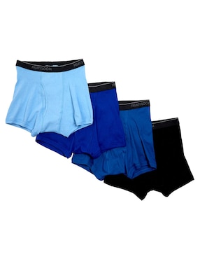 Set bóxer trunk Fruit Of The Loom de algodón para hombre 4 piezas