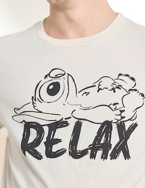 Playera pijama para hombre Disney Dtr de algodón