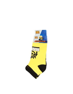 Set de calceta Minions para hombre 3 pares