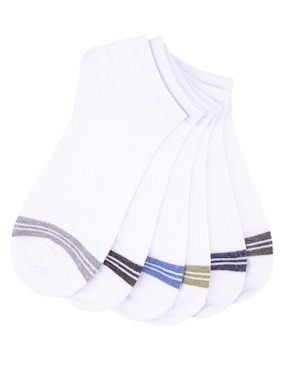 Set de tín comfort Weekend de algodón para hombre 6 pares