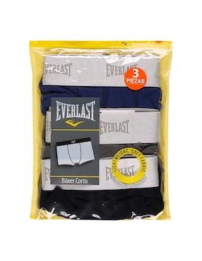 Set bóxer Everlast de algodón 3 piezas