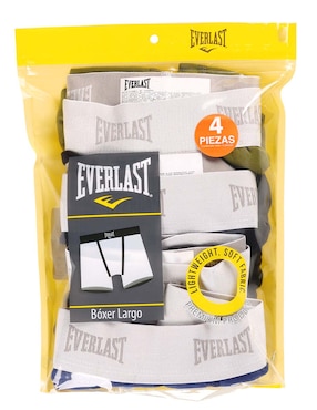 Set bóxer Everlast de algodón para hombre 4 piezas