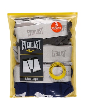 Set bóxer Everlast de algodón para hombre 3 piezas