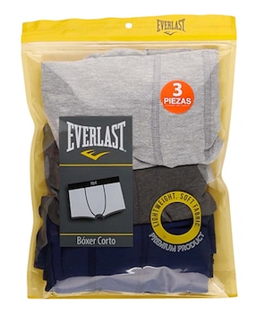 Bóxer Everlast de algodón para hombre 3 piezas