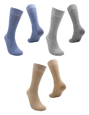 Set de calcetín comfort Kenneth Cole Reaction de algodón para hombre 3 pares