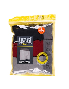 Set bóxer Everlast de algodón para hombre 3 piezas