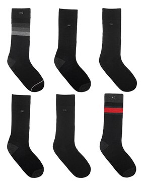 Set de calcetín comfort Kenneth Cole de algodón para hombre 4 pares