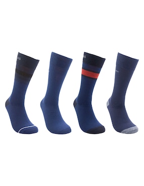 Set de calcetín transpirable Kenneth Cole de algodón para hombre 4 pares