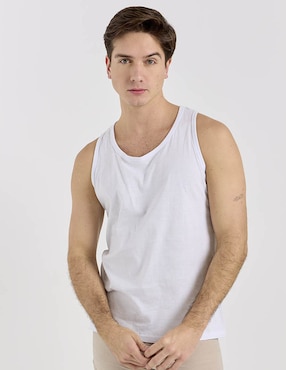 Camiseta Silver Plate cuello redondo para hombre