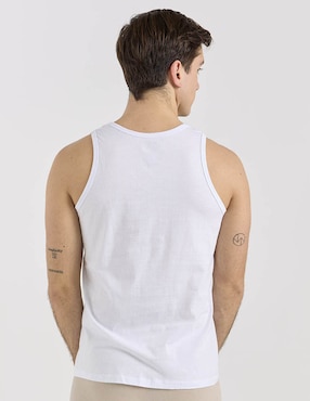 Camiseta Silver Plate cuello redondo para hombre