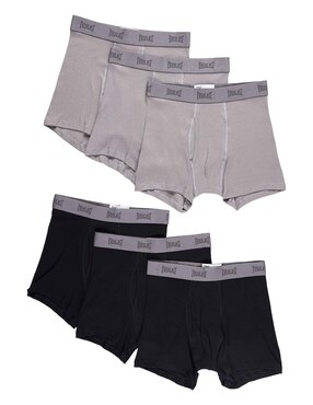 Set bóxer Everlast de algodón para hombre 6 piezas