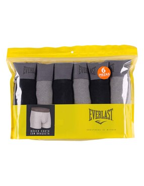 Set bóxer Everlast de algodón para hombre 6 piezas